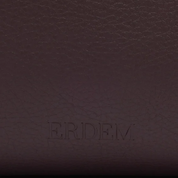 ERDEM 'Large Bloom' Bag in Malbec Grain Leather - MSRP $2995 - NWT - SAVE $1000 - Picture 10 of 10